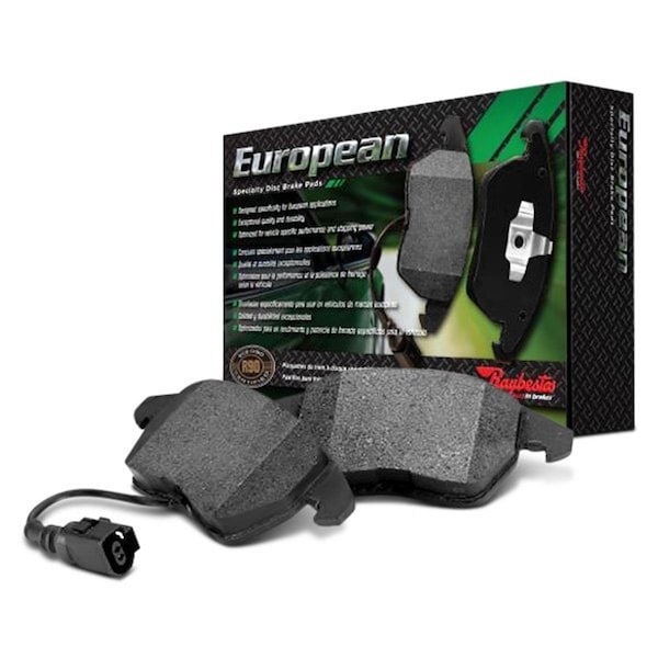 Hands On European Specialty Semi-Metallic Front Brake Pad Set for 1998-1999 Volkswagen Beetle HA3555667 - main