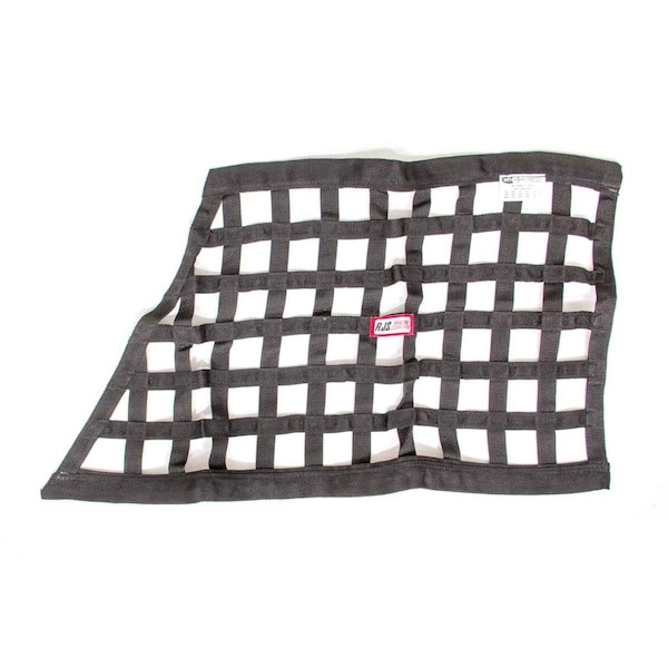 Rjs Safety Ribbon Grand National Window Net - Black - 23 in. x 18 in. x 32 in. RJ375046 - main