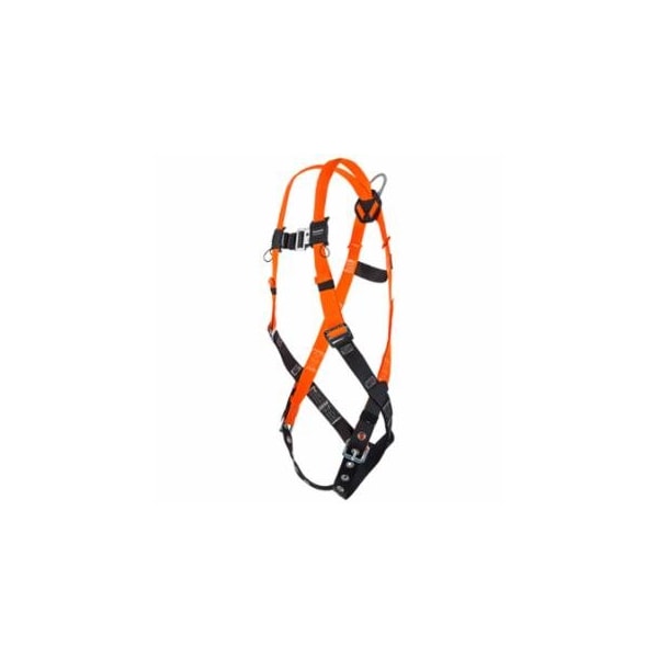 Miller Titan, II Non-Stretch Harness, Back D-Ring, 3XL, Friction Shoulder/Mating Chest/Tongue Leg Buckles 493-T4500/XXXLAK - main
