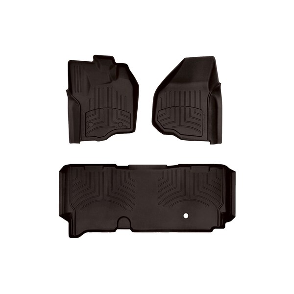 Weathertech Cocoa, Front and Rear FloorLiner HP 474331IM-473053IM - main