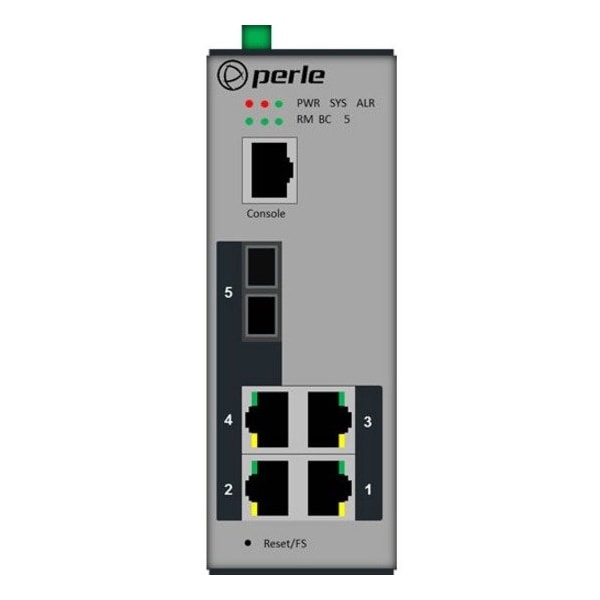 Perle Systems Perle IDS-205F - Managed Industrial Ethernet Switch with Fiber 07012090 - main