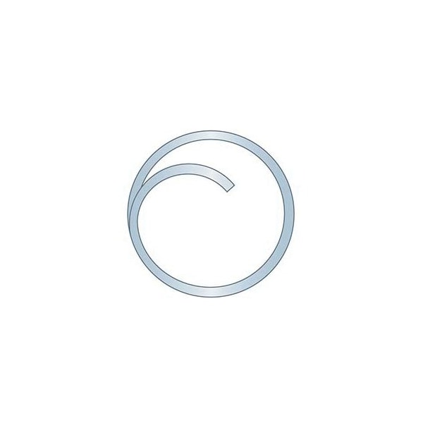 Huyett Circle Cotter Pin, Zinc Plated Carbon Steel, 0.062 in Dia x Fits 1 in Shaft CC-062-1000 - main