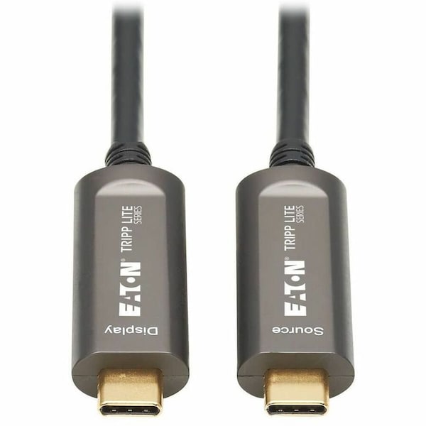 Eaton Tripp Lite Series USB-C to USB-C Plenum-Rated Fiber Active Optical Cable AOC - 4K 60 Hz, HDR, U420F-10M-V - main