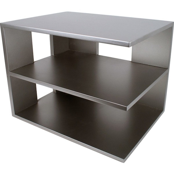 Victor Corner Shelf, Silver, Silver, 13.2" W, 9.8" H, 9.7" D S1120 - main