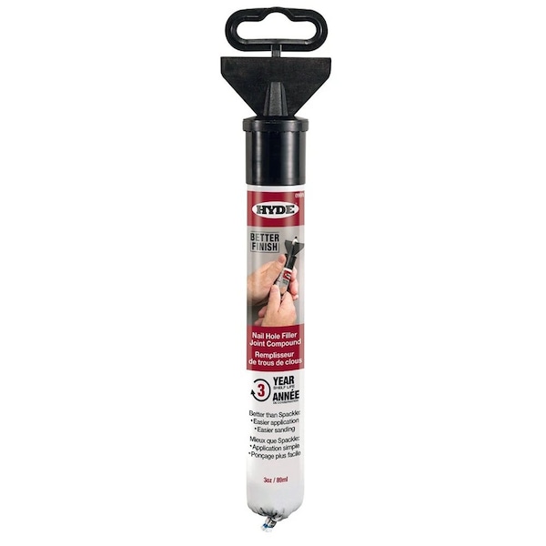 Dalys 3 Oz Hyde 09914 White Better Finish Nail Hole Filler and Joint Compound Tube 14740 - main