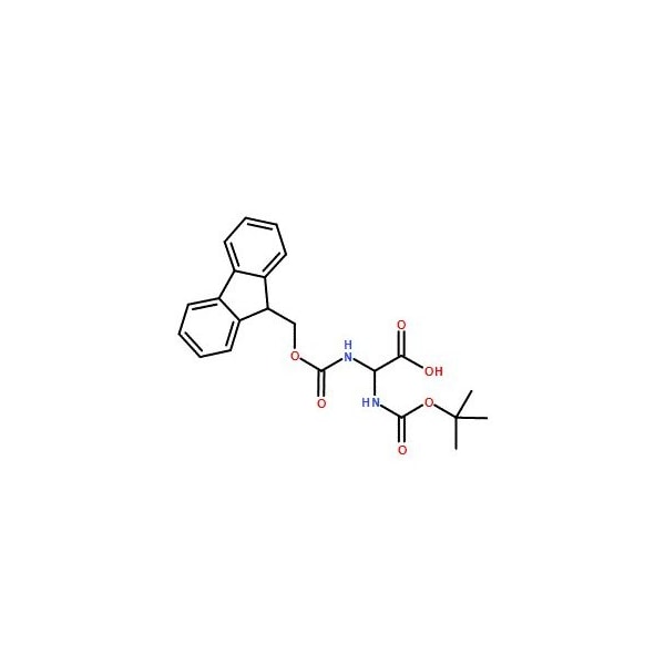 Ak Scientific (RS)-2-(Boc-amino)-2-(Fmoc-amino)-acetic acid (5g), CAS 176039-39-7 4392AH-5g - main