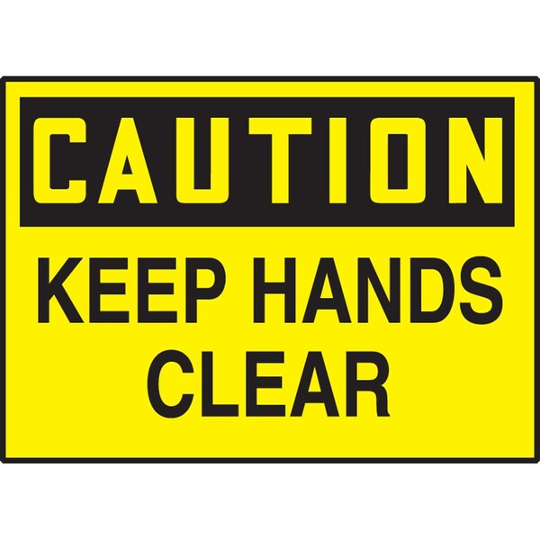 Accuform Caution Safety Label LEQM780XVE - main