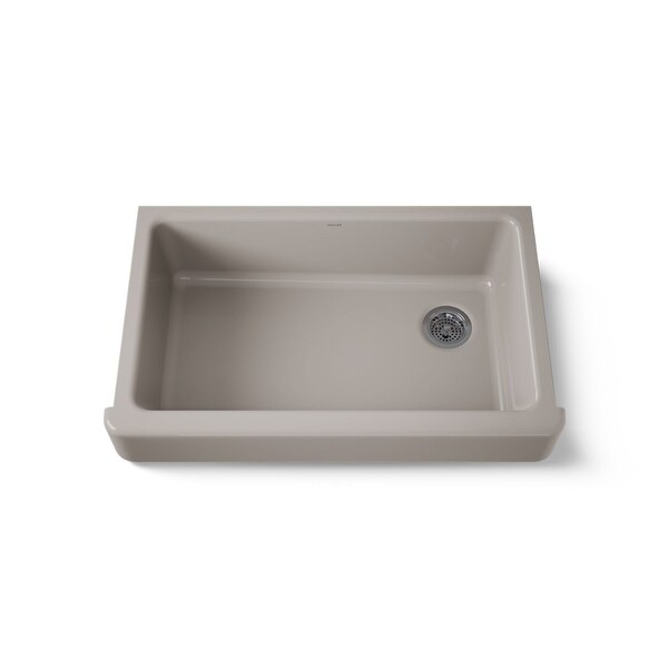 Kohler Whitehaven 35-1/2" undermount single-bowl farmhouse kitchen sink 6488-TRF - main