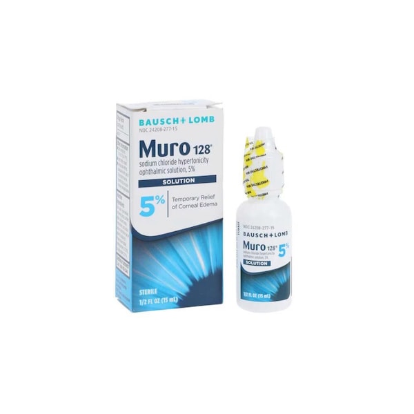Muro 128 Ophthalmic Solution, Sodium Chloride 5%, 15mL 24208027715 - main
