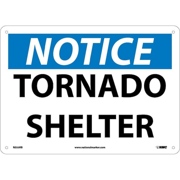 Nmc Notice Tornado Shelter Sign N355RB - main