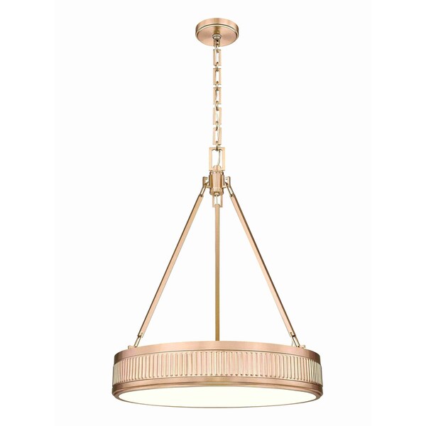 Z-Lite Quinn Modern Gold 3 Light Pendant 3046P22-MGLD-LED - main