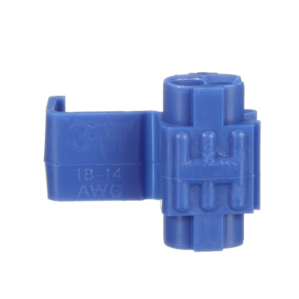 3M Insulation-Displacement Wire Connector, Blue, Polypropylene Insulation, 600 V, 500 PK 7000005896 - main
