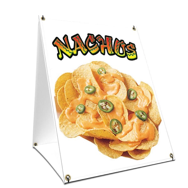 Signmission Nachos 1, 36 Inch x 24 Inch A-frame Yard Sign, Plastic Sign SBC-2436-Nachos 1 - main
