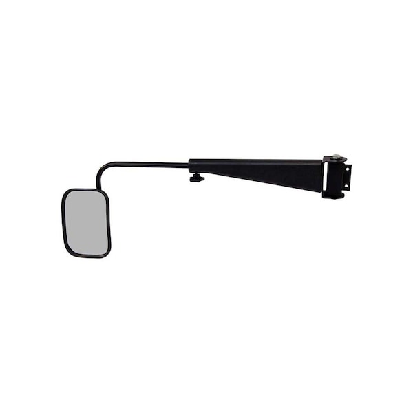 K&M Mfg K&M Mfg Mirror Kit for John Deere Sound-Gard Series Tractors, LH or RH, Black Powder Coat 3127 - main