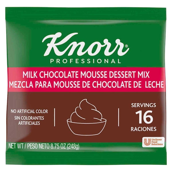 Knorr Professional Milk Chocolate Mousse Dessert Mix, 8.75 Ounce 4800192025 - main