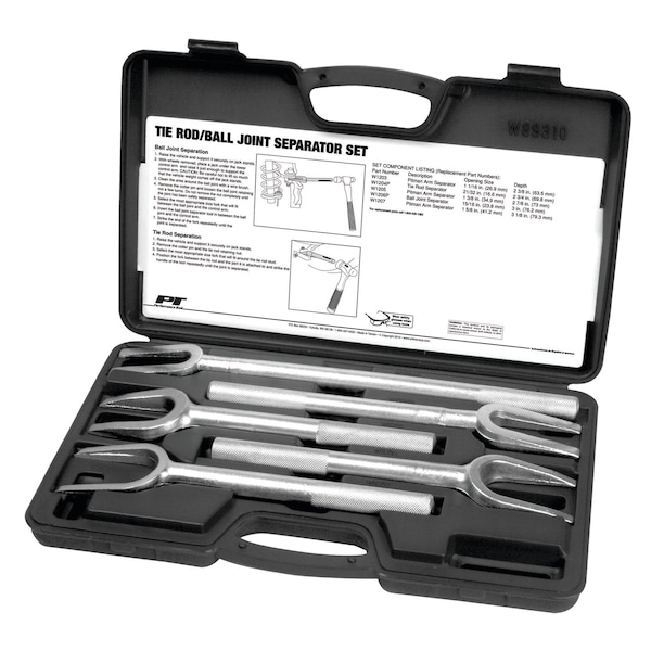 Performance Tool 5 pc. Tie Rod Separator, Ball Joint Separator, Auto/Truck W89310 - main