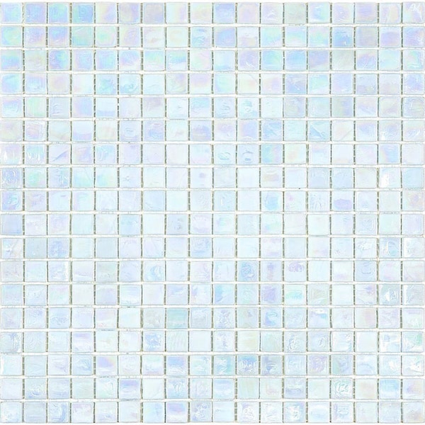 Apollo Tile Skosh 11.6in x 11.6in Glossy Honeydew Green Glass Mosaic Wall and Floor Tile 18.69 sqft/case, 20PK APLNB88GN423A - main
