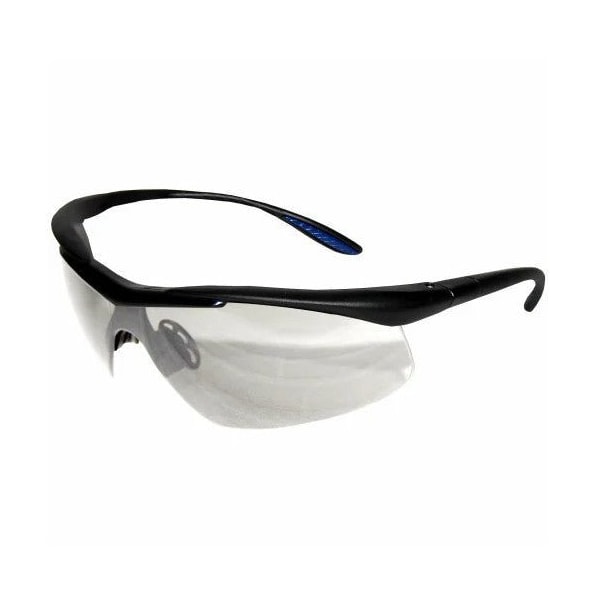 Safety Zone ProWorks Comfort Eyewear Safety Glasses, Clear Lens, Black Frame - Box of 12 EW-C200C - main