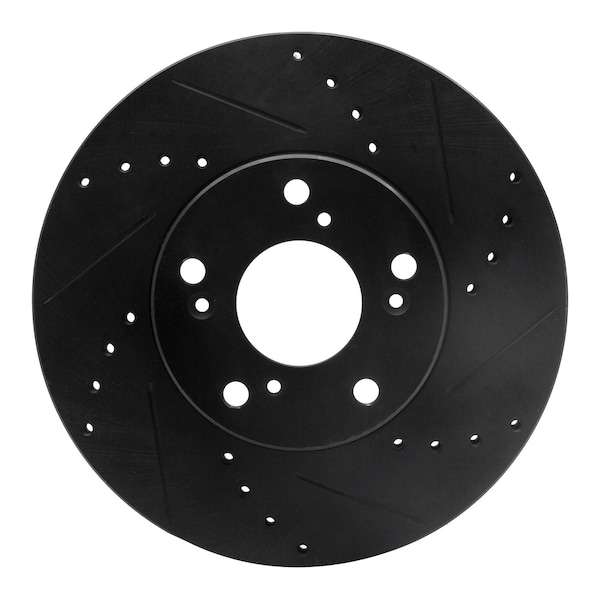 Dynamic Friction Co DFC Brake Rotor - Drilled and Slotted - Black 633-59042R - main