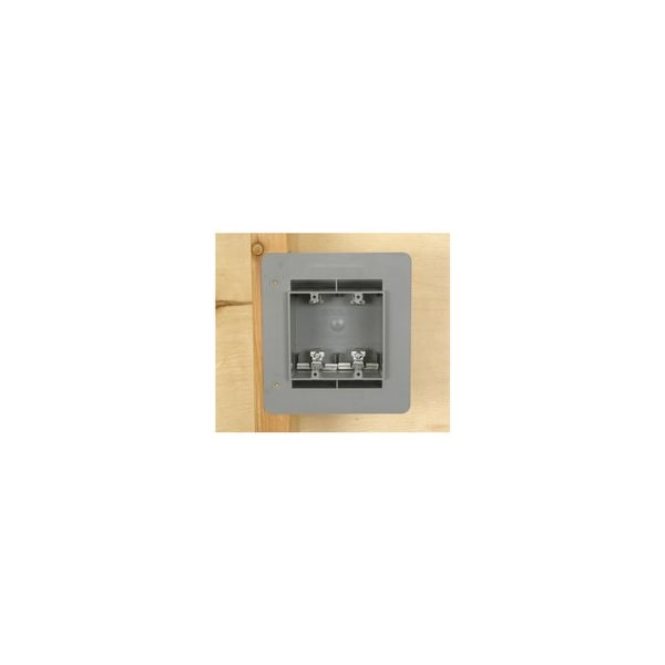 Airfoil Two-Gang Airtight Electrical Box with 1-1/8 in Flange, 24PK 2G-2 - main