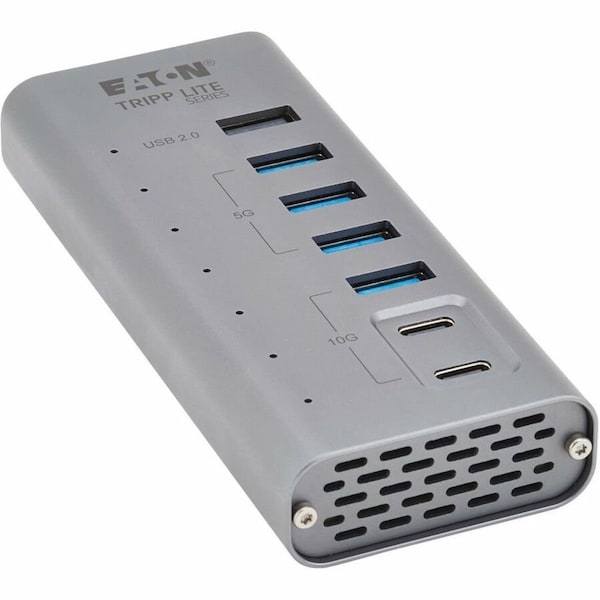 Eaton TRIPP LITE SERIES 7-PORT USB-C HUB - USB 3.2 GEN 1 AND USB 3.2 GEN 2, 5 USB-A AN U360-007-5A2C - main