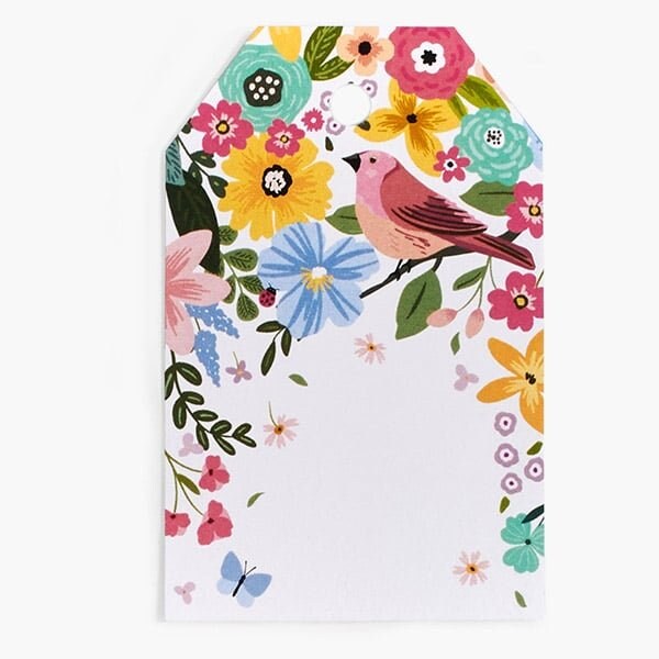 Nashville Wraps Songbird Blooms Gloss Gift Tag, 2.25x3.5, 50PK PTSBB - main