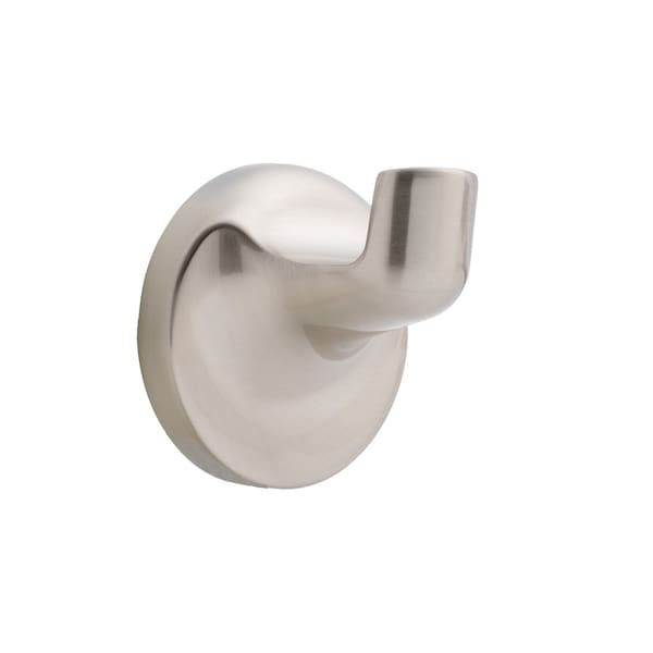 Geo 2-3/16" x 2-3/16" Transitional Single Robe Hook Satin Nickel Finish GBA-GDSRH-SN - main