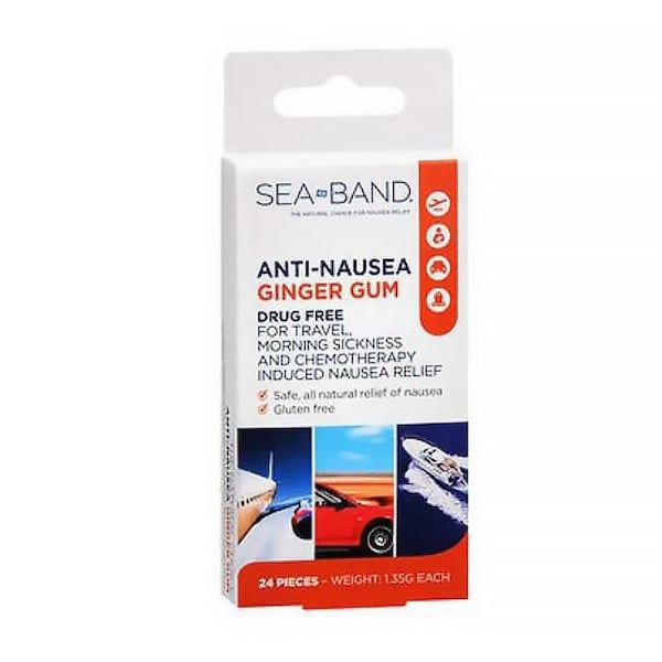 Sea-Band Nausea Relief 25 mg Strength, Chewing Gum, 24PK 1093084_BX - main