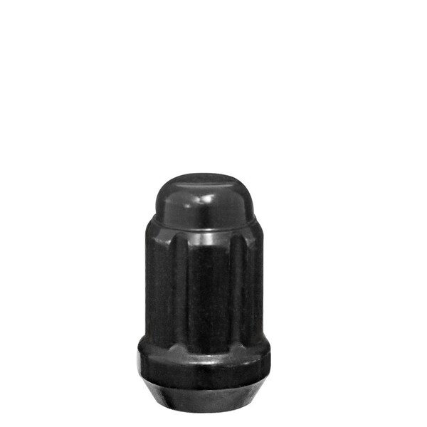 West Coast Wheel Accessories 12 mm x 1.5 Thread Size, 60 Degree Conical Bulge, Acorn, 1.38"/35 mm Overall L, 6 Spline Tool, Blk W1015SB - main