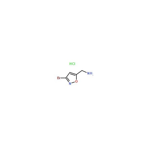 Ak Scientific (3-Bromoisoxazol-5-yl)methylamine hydrochloride (5g), CAS 90802-21-4 W9337-5g - main