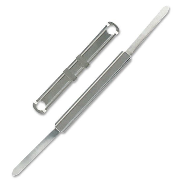 Acco Premium Prong Fasteners, 3-1/2" Sheet Capacity, 8-1/2" Length Base, Silver, 50/Box 70724 - main