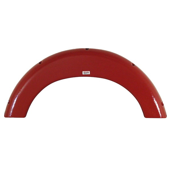 Icon Single Axle Fender Skirt FS2355 for TB - Red 12355 - main