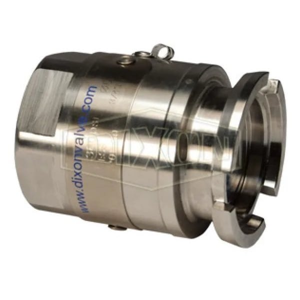 Dixon Mann-Tek by Mann Tek Dry Disconnect Adapter Tank Unit with FKM FPM Seals, 1-1/2 in Nominal, 316 S DDA150SS - main