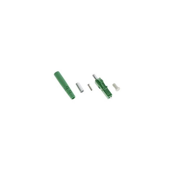 Cable Wholesale LC/APC Epoxy Connector, Simplex, 3.0mm, Singlemode OS2, Green, 20 pieces 34LC-00330-20 - main