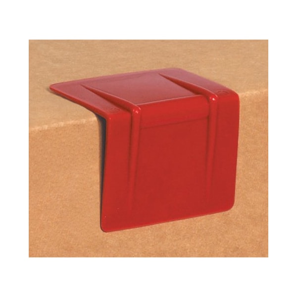 Partners Brand Plastic Strap Guards, 2 1/2" x 2", Red, PK1000 SPP252R - main