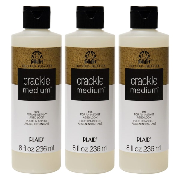 Folkart Crackle Medium, 8oz., 3PK K696 - main