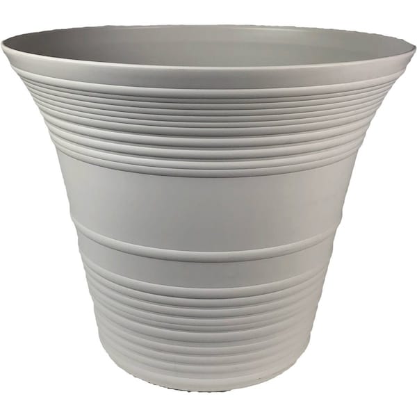Myers Sedona 9'' Dia. Polypropylene Cottage Stone Planter SEA09001A02 - main