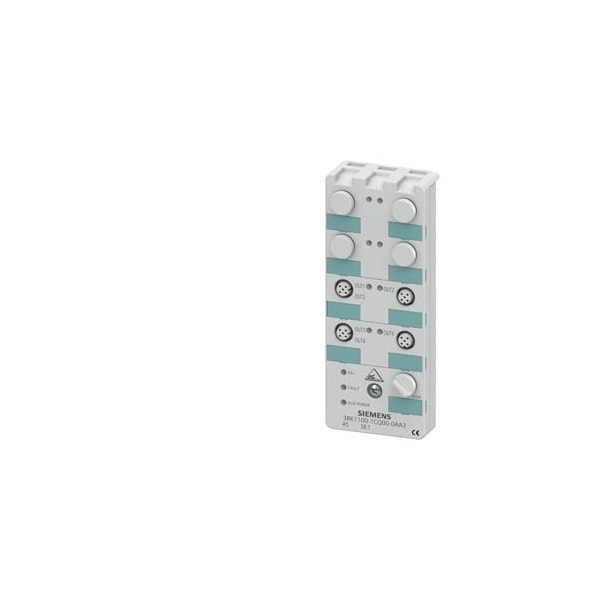 Siemens AS-i compact module K60 digital 4 DQ IP67 4 x output 3RK1100-1CQ00-0AA3 - main