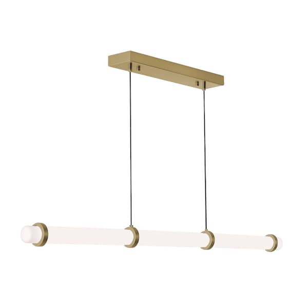 Afx Miami - LED Linear Pendant - Light Antique Brass MIAP0348LAJUDLB - main