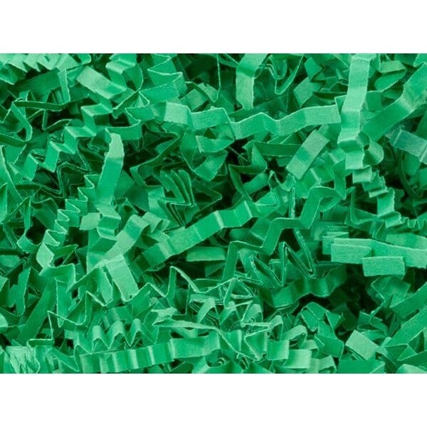 Nashville Wraps Green Crinkle Cut Shredded Paper, 8 oz Bag ZF08GN - main