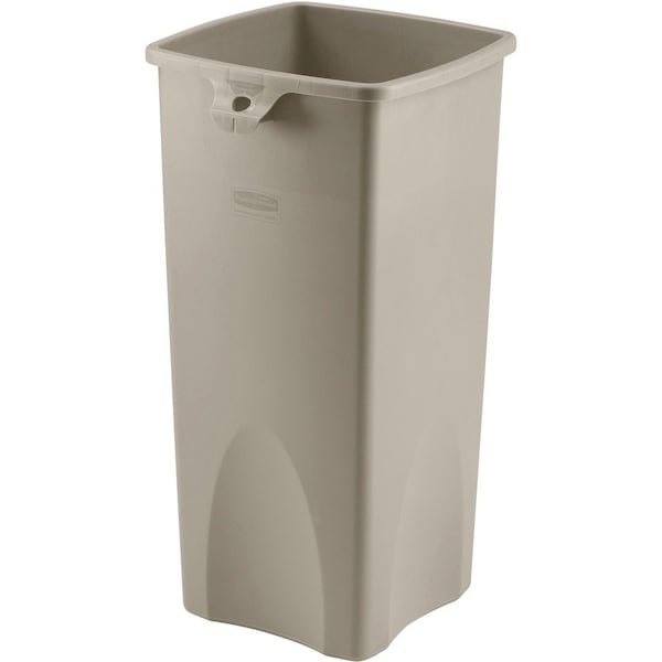 Rubbermaid Commercial 23 gal. Square Trash Can FG356988BEIG - main