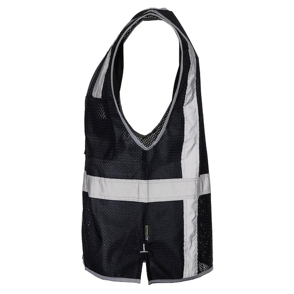 Dome75 Hi-Vis Safety Vest SM/MD Class Non-ANSI/Enhanced Visibility , Zipper 2 Pockets, 1 Mic Tab DV1281 - main