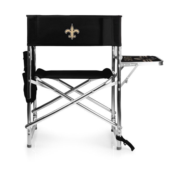 Picnic Time Family Of Brands New Orleans Saints - Sports Chair, (Black) 809-00-179-204-2 - main