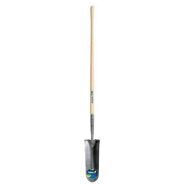 Jackson J-450 Series Pony Drain Spade, 5-1/2 in W Blade, Steel Blade, Wood Handle, 47 in L Handle 1233200 - main