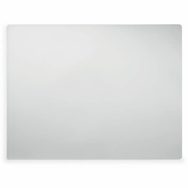 Durable Office Products Contoured Edge Desk Mat, 19.69'' x 25.59'', Transparent 712319 - main