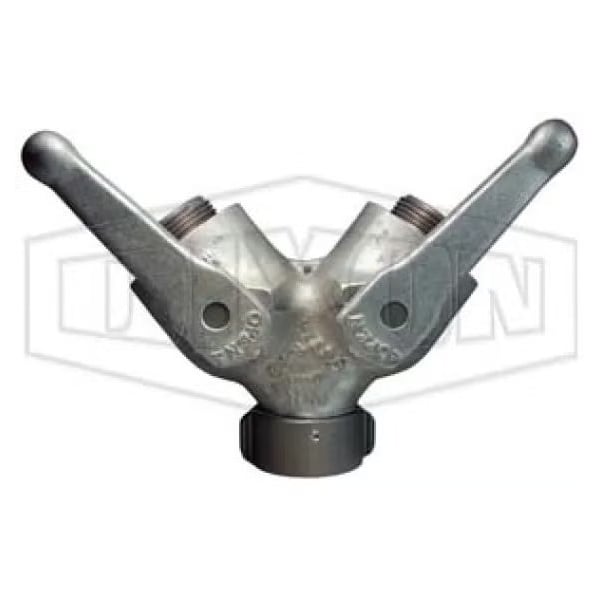 Dixon Ball Wye Valve, 1-1/2 in Nominal, Female NH NST x Male NH NST End Style, Aluminum Body FWV15F15F - main