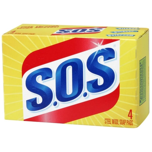 Clorox S.O.S Steel Wool Soap Pads, 4PK 98041 - main