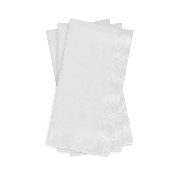 Smarty Had A Party Durable White Paper Dinner Napkins, 600PK 97000-WH-CASE - main
