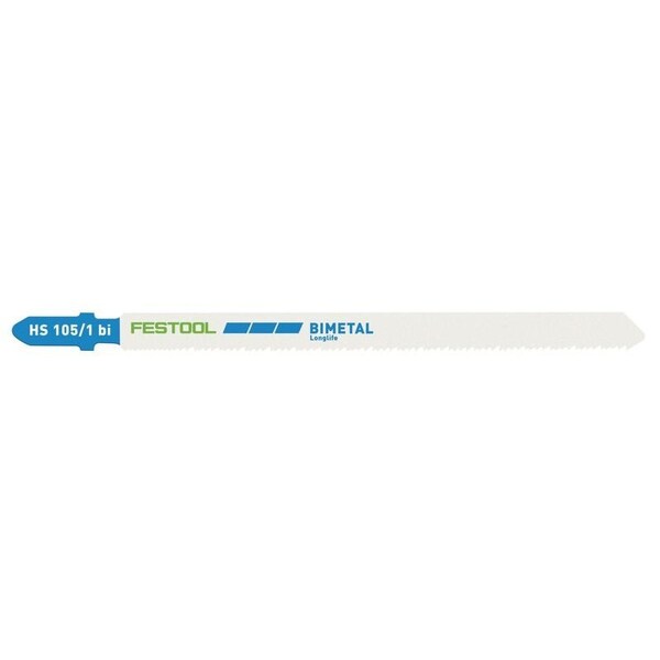 Festool Jigsaw blade METAL STEEL/STAINLESS STEEL HS 105/1 BI/5, 5PK 204272 - main