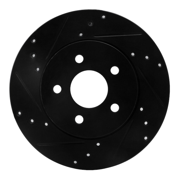 Dynamic Friction Co DFC Brake Rotor - Drilled and Slotted - Black 633-20013L - main